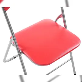 CLP Klappstuhl Felix 45 x 45 x 78 cm rot/silber 2 St.