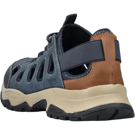 Rieker Herren B8366 Slipper, blau 14, 43 EU