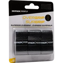 Badminton Griffband Superior Overgrip 3er Pack schwarz schwarz No Size