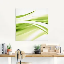 ARTland "Schöne Welle grün (farbe bild(er): grün), B:125cm H:50cm, Bilder, in verschiedenen Größen
