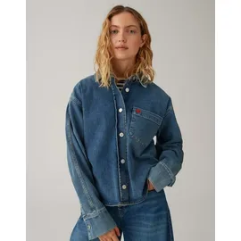 Opus Jeansbluse Falentine Blau 36