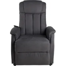 Duo Collection Aufstehsessel Mikrofaser 75 x 87 x 108 cm grau