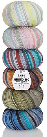 Lang Yarns Wolle Merino 200 Bébé Color
