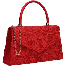 Swankyswans Kendall Clutch Spitze Rot