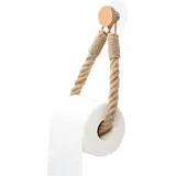 Stück Toilettenpapierhalter, Holz-Toilettenpapierhalter ohne Bohren, selbstklebender Toilettenpapierrollenhalter, kreativer Toilettenpapierhalter zur