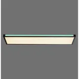 just light. LED-Deckenleuchte Mario Schwarz 100 x 25 cm