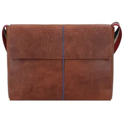 Harold's Keeper Messenger Leder 32 cm cognac