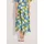 Madeleine Faltenrock Damen Zitronen-Design Blau 40