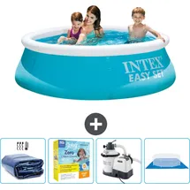 Intex runder aufblasbarer Easy Set-Pool – 183 x 51 cm – im Lieferumfang enthalten Accessoire CB66