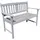 Garden Pleasure Parkbank 110 x 56,5 x 86 cm grau