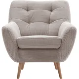 exxpo - sofa fashion »Scandi, Loungesessel mit tollem Sitzkomfort, hochwertige Polsterung", braun