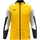 Polyesterjacke gelb/weiß/schwarz S
