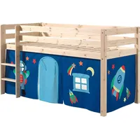 58 aufm Kessel Kinderbett Karolina 210x114x106 Massivholz Natur Textilset