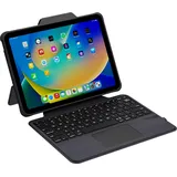 DEQSTER Rugged Touch Keyboard Folio für iPad 10,9" (10. Generation) Schwarz