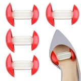 BSITSSS 4 Stück Schuhspanner Verstellbar, Schuhdehner Schuhweiter, Schuhspanner Damen Herren Mit Handschutz, Universal Mini-Schuhdehner für Lederschuhe, Stiefel, High Heels, Sportschuhe(Rot) - Einheitsgröße