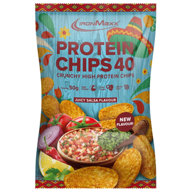 Ironmaxx Protein Chips 40 Hot Chilli 50 g