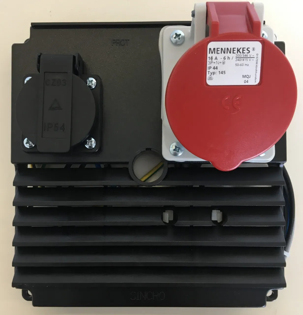 ELMAG Deckel mit Steckdosen (f. Generator ET2MCF) - 9503106