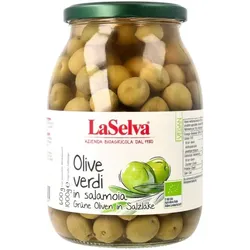 LaSelva Grüne Oliven in Salzlake bio 1kg