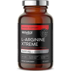 LeoVital L-Arginin Xtreme ohne Gluten, Laktose & GMO Kapseln 90 Stück