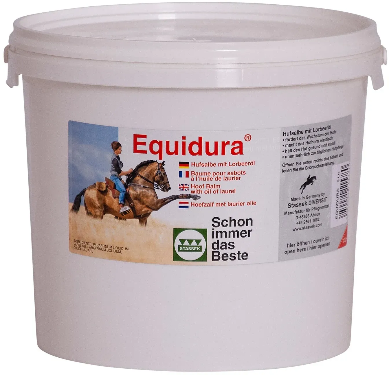 Stassek Equidura Hufsalbe, 2,5 Liter