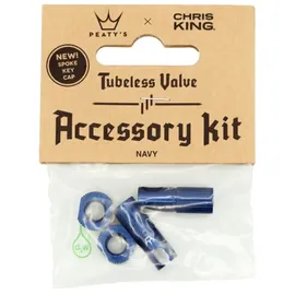 Peaty ́s Peaty's Chris King (MK2) Ventilkappe Zubehör Kit navy