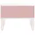 B.M. Kinderkommode Multirange 75 x 100 x 45 cm MDF lackiert weiß/pastellpink