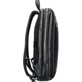 LEONHARD HEYDEN Montreal Business-Rucksack Leder 44 cm Laptopfach schwarz