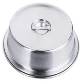 Contacto Tellerglocke, konische Form für Teller bis 23,5 cm matt, mit Steggriff