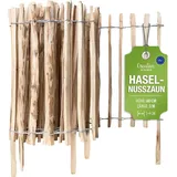 Creative Home Staketenzaun 300 x 60 cm Haselnuss