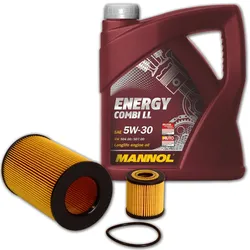 Luftfilter + Ölfilter Passend Für Smart 450 + 5 Liter Motoröl 5w30 Ölwechsel Set: Ölfilter Mercedes-benz: A1601800310 Mercedes-benz: A1601840025 Merce