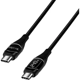 Logilink USB-C 2 m Schwarz