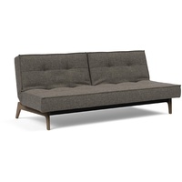 INNOVATION LIVING Schlafsofa Splitback Eik Raucheiche Stoff Dark Grey