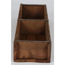 Cepewa Holzkiste Ziegelform 60 x 15 cm 1-tlg. Altholz Buche