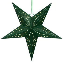 Beliani Weihnachtsstern 60 cm smaragdgrün