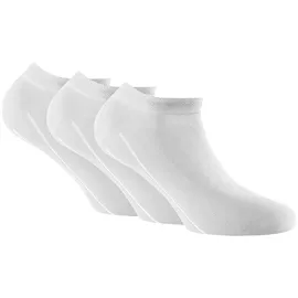 Rohner Sneakersocken 3er Pack Weiß 35-38