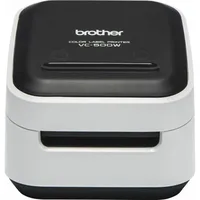 Brother VC-500WCR 313 dpi), Etikettendrucker, Schwarz,