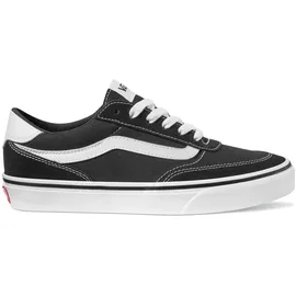 Vans Brooklyn Ls Sneaker, Suede/Canvas Black/White, 38