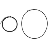 Steel_art Set Vetus schwarz / Edelstahl
