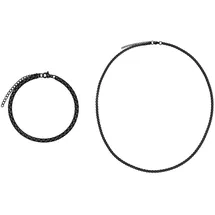 Steel_art Set Vetus schwarz / Edelstahl
