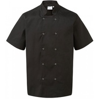 Premier Workwear Kochjacke Studded Front Short Sleeve Chef ́s Jacket XS bis 3XL L