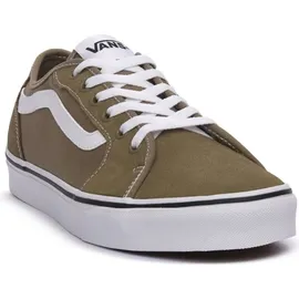 Vans Filmore Decon Herren Sneaker, Suede Canvas Olive White, 44 EU