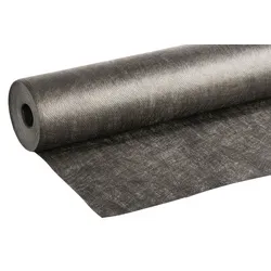 Unkrautvlies Schwarz 1 x 50 m - aus Kunststoff – Gartenvlies – Schutzvlies für den Garten – Pflanzenvlies für gesunde Pflanzen