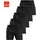 AUTHENTIC LE JOGGER Langer Boxer unifarben S 5er Pack schwarz