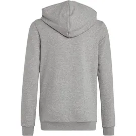 Adidas Bl 2 Kapuzenpullover - Medium Grey Heather / White - 7-8 Jahre