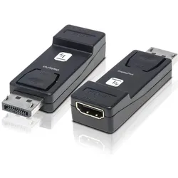 Techly Videoadapter - DisplayPort männlich eingerastet zu HDMI weiblich