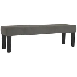 vidaXL Boxspringbett 140 x 200 cm Dunkelgrau