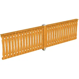 SKANHOLZ Skan Holz Brüstung Balkonschalung 400 x 96 cm Fichte Eiche hell