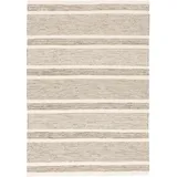 Pergamon Rana Streifen 190 x 290 cm Grau/Weiß
