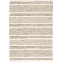 Pergamon Rana Streifen 190 x 290 cm Grau/Weiß