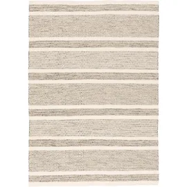Pergamon Rana Streifen 190 x 290 cm Grau/Weiß